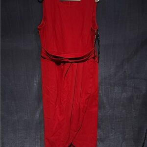 Calvin Klein Red Midi Dress